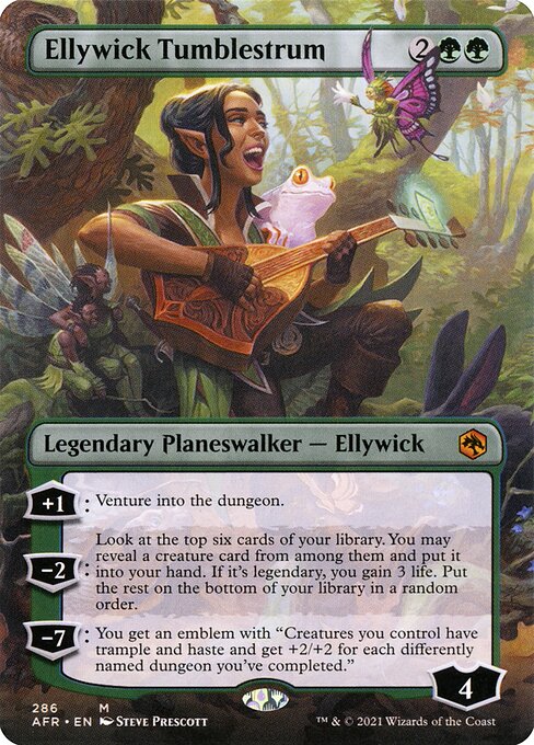 AFR: Ellywick Tumblestrum (Borderless) (Foil)