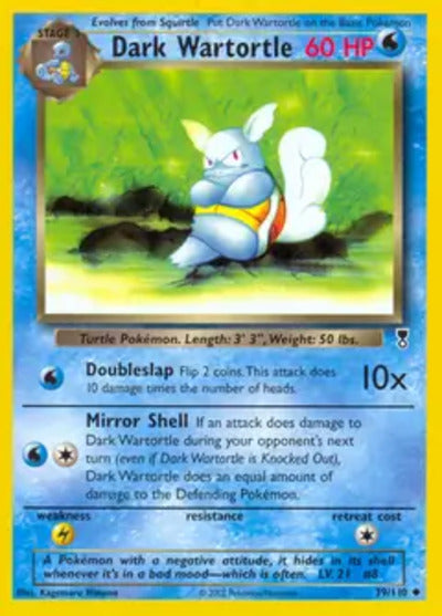Dark Wartortle 039/110 Unlimited Legendary Collection