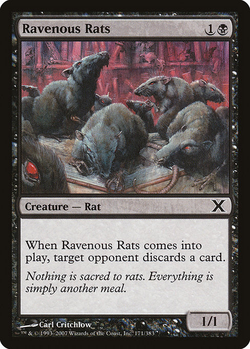 10E: Ravenous Rats (Foil)