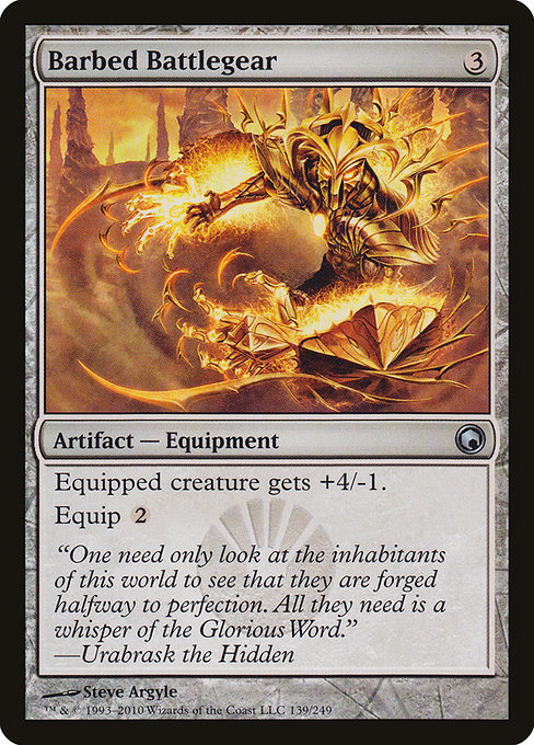 SOM: Barbed Battlegear (Foil)
