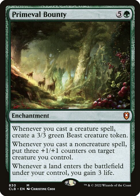 CLB: Primeval Bounty