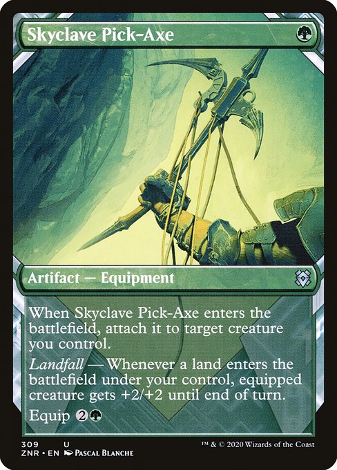 ZNR: Skyclave Pick-Axe (Showcase) (Foil)