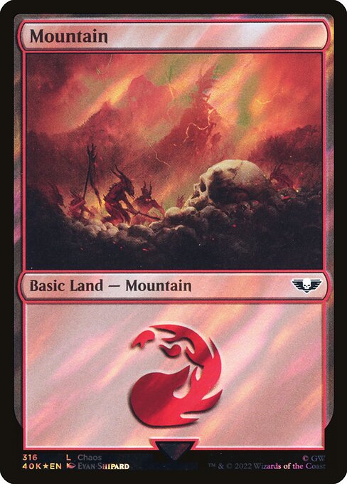40K: Mountain (316) (Surge Foil)