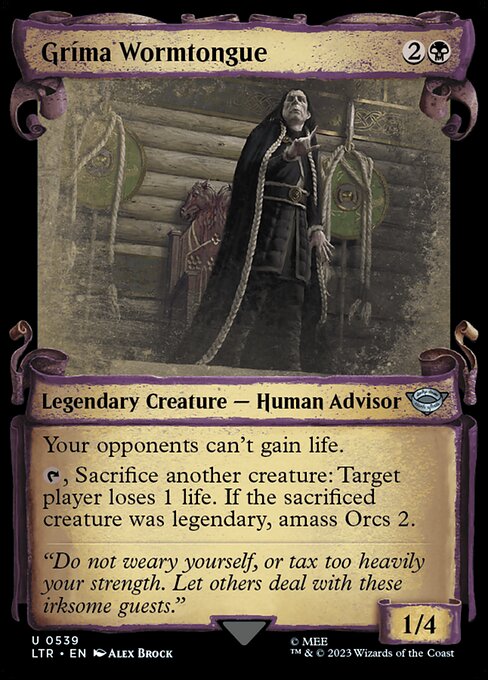 LTR: Grima Wormtongue (Showcase Scrolls)