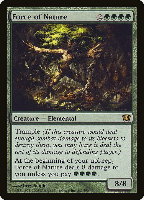 9ED: Force of Nature (Foil)