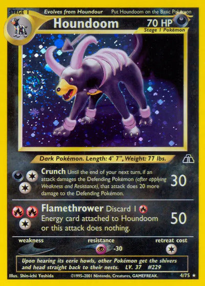 Houndoom (4) 04/75 Unlimited Neo Discovery