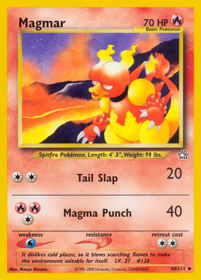 Magmar 040/111 Unlimited Neo Genesis