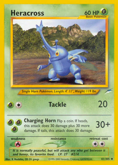 Heracross 041/105 Unlimited Neo Destiny