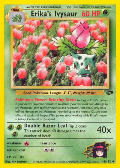 Erika's Ivysaur 041/132 Unlimited Gym Challenge