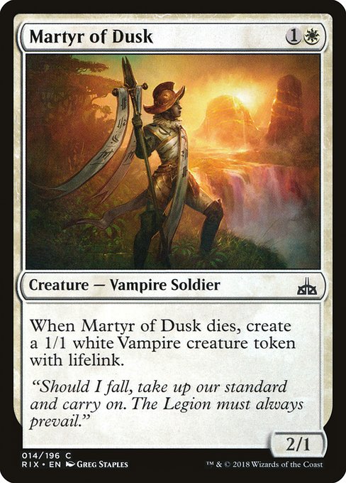 RIX: Martyr of Dusk