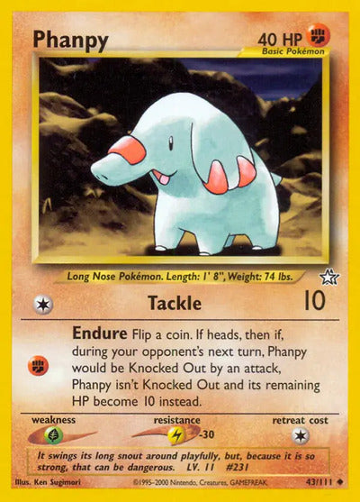 Phanpy 043/111 Unlimited Neo Genesis