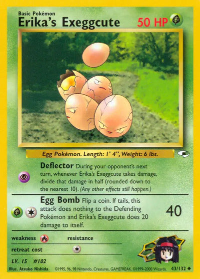 Erika's Exeggcute (43) 043/132 Unlimited Gym Heroes