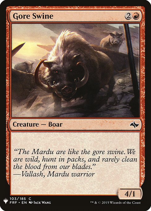 PLST: Gore Swine