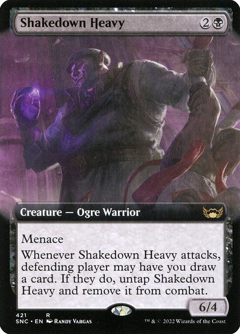 SNC: Shakedown Heavy (Extended Art) (Foil)
