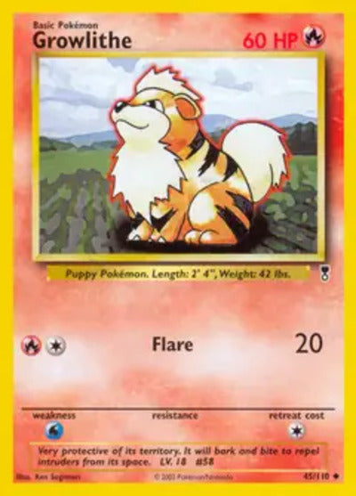 Growlithe 045/110 Unlimited Legendary Collection