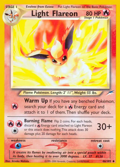 Light Flareon 046/105 Unlimited Neo Destiny