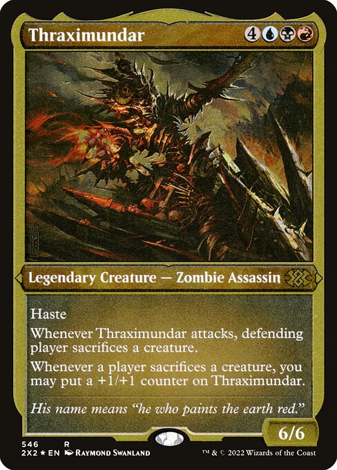 2X2: Thraximundar (Foil Etched)
