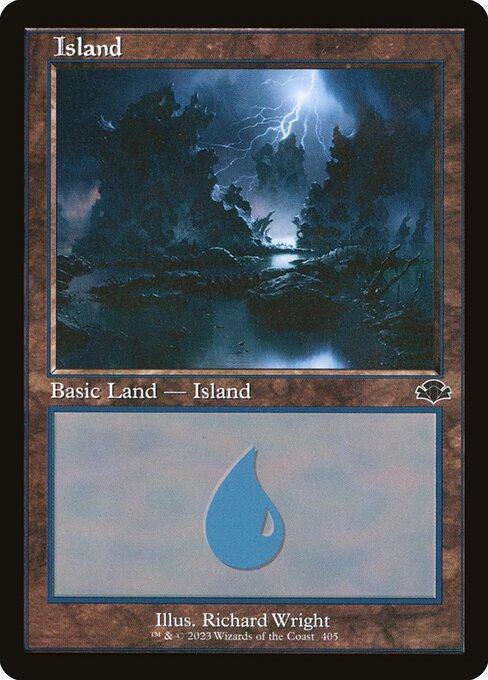 DMR: Island (405) (Retro Frame) (Foil)