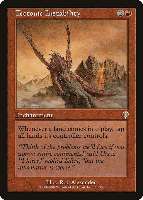 INV: Tectonic Instability