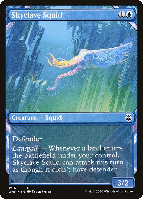 ZNR: Skyclave Squid (Showcase) (Foil)