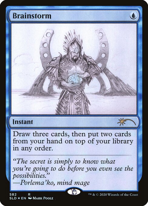 SLD: Brainstorm (582) (Sketch Showcase) (Foil)