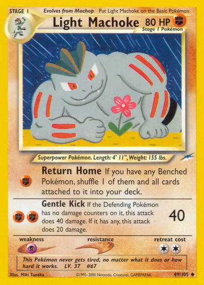 Light Machoke 049/105 Unlimited Neo Destiny