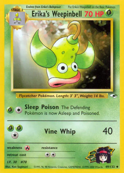 Erika's Weepinbell (49) 049/132 Unlimited Gym Heroes