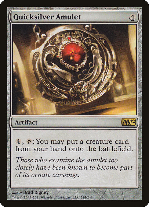 M12: Quicksilver Amulet