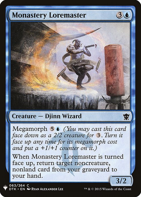 PLST: Monastery Loremaster
