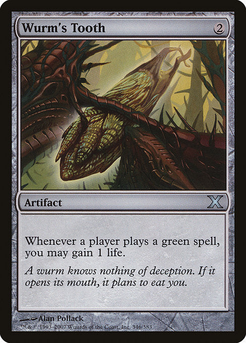 10E: Wurm's Tooth (Foil)