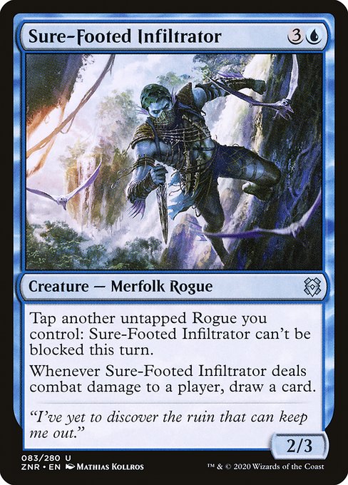 ZNR: Sure-Footed Infiltrator (Foil)