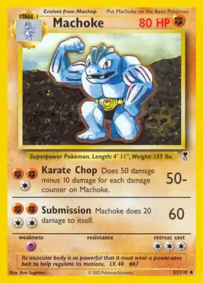 Machoke 051/110 Unlimited Legendary Collection