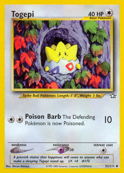 Togepi 051/111 Unlimited Neo Genesis