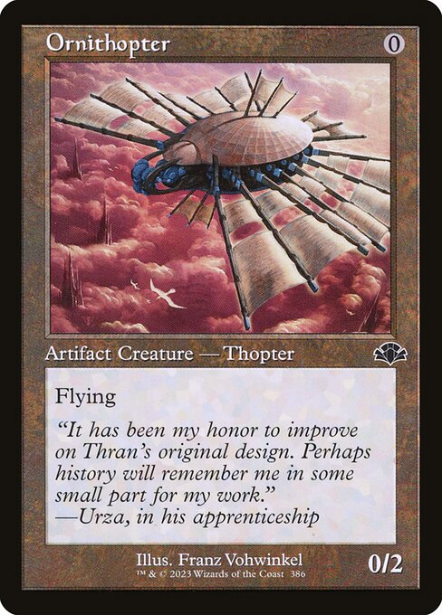 DMR: Ornithopter (Retro Frame)