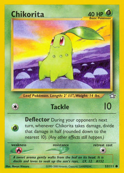 Chikorita (53) 053/111 Unlimited Neo Genesis
