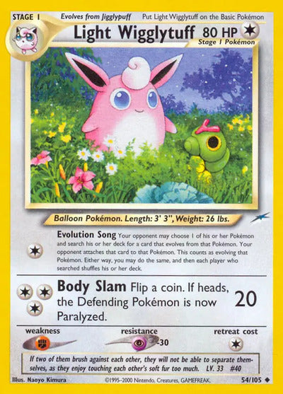 Light Wigglytuff 054/105 Unlimited Neo Destiny