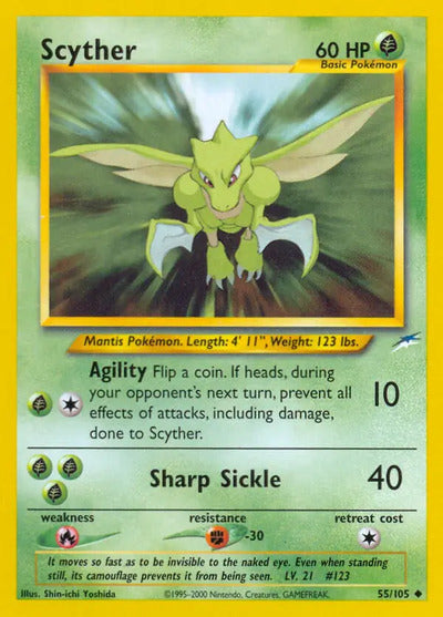 Scyther 055/105 Unlimited Neo Destiny