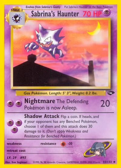 Sabrina's Haunter 055/132 Unlimited Gym Challenge