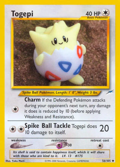 Togepi 056/105 Unlimited Neo Destiny
