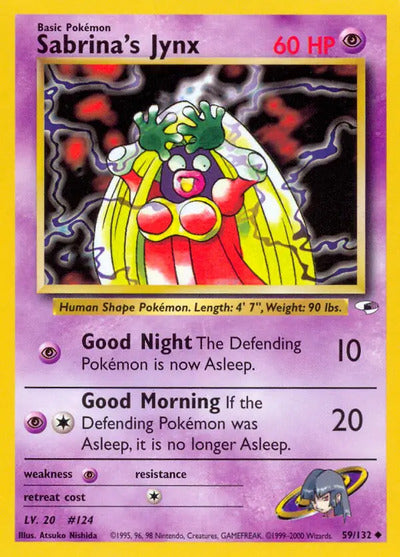 Sabrina's Jynx 059/132 Unlimited Gym Heroes