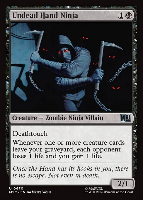 MSC: Undead Hand Ninja (Foil)