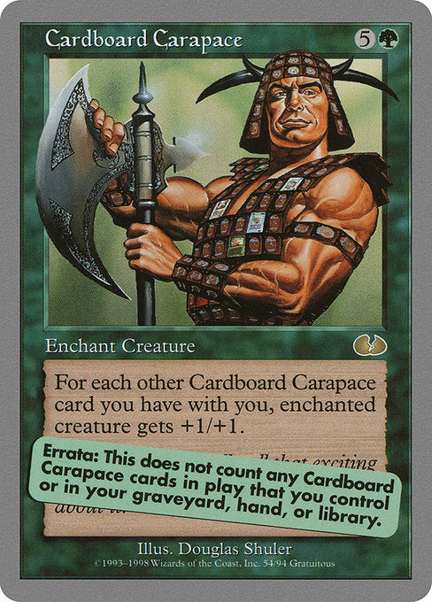 UGL: Cardboard Carapace