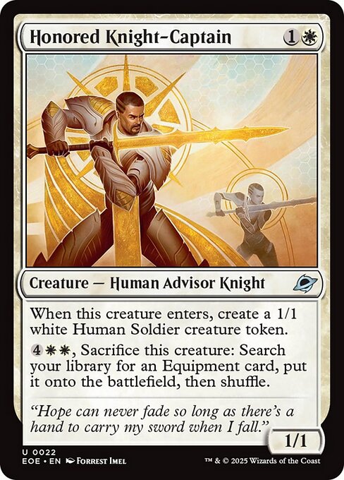 EOE: Honored Knight-Captain (Foil)