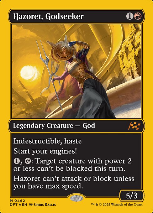 DFT: Hazoret, Godseeker (First-Place Foil)