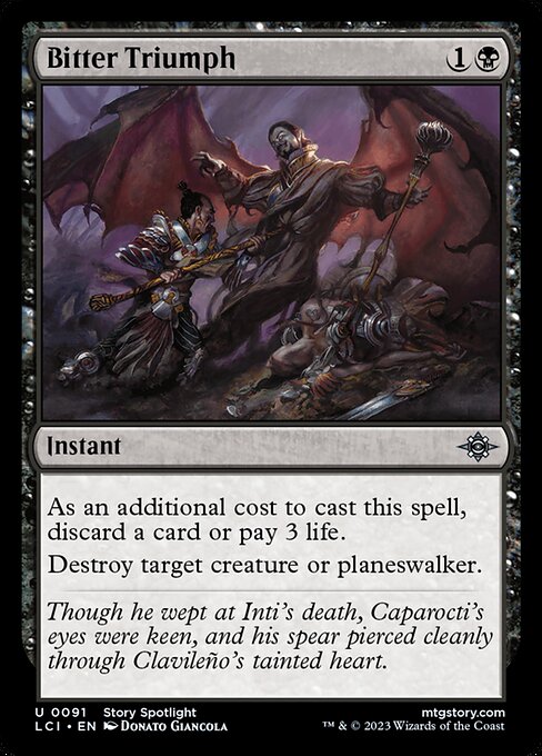 LCI: Bitter Triumph (Foil)