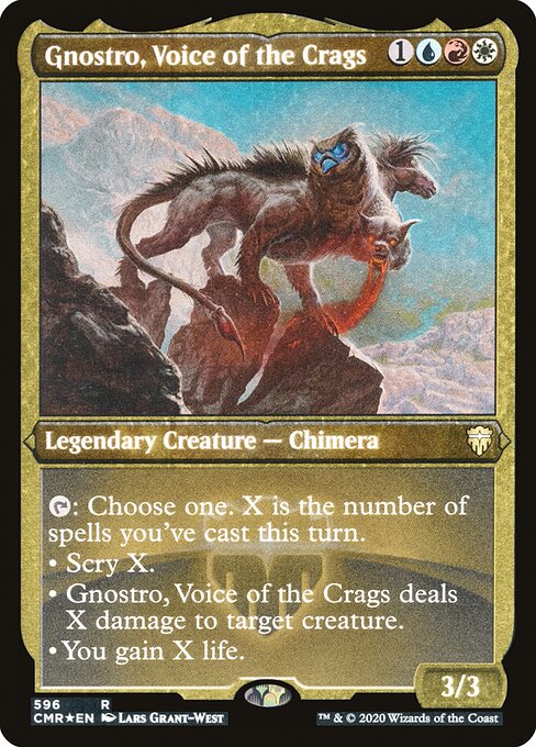CMR: Gnostro, Voice of the Crags (Foil Etched)