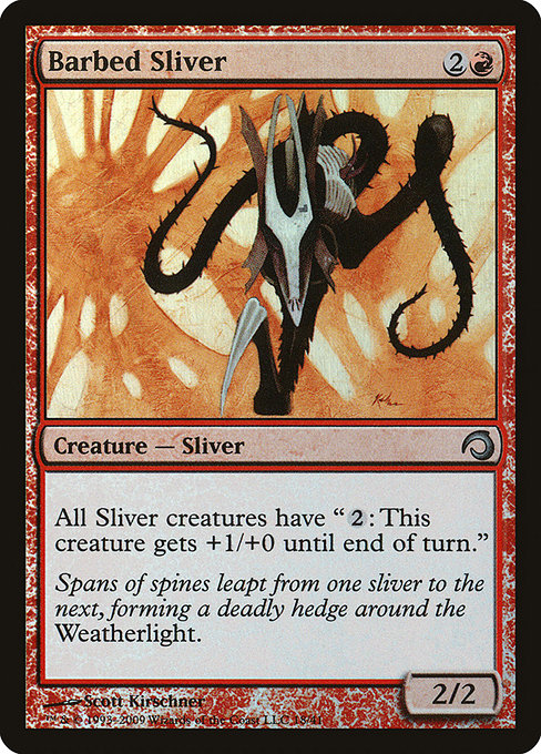 H09: Barbed Sliver (Foil)