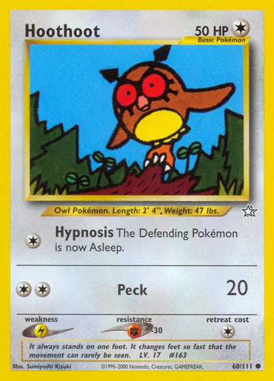 Hoothoot 060/111 Unlimited Neo Genesis