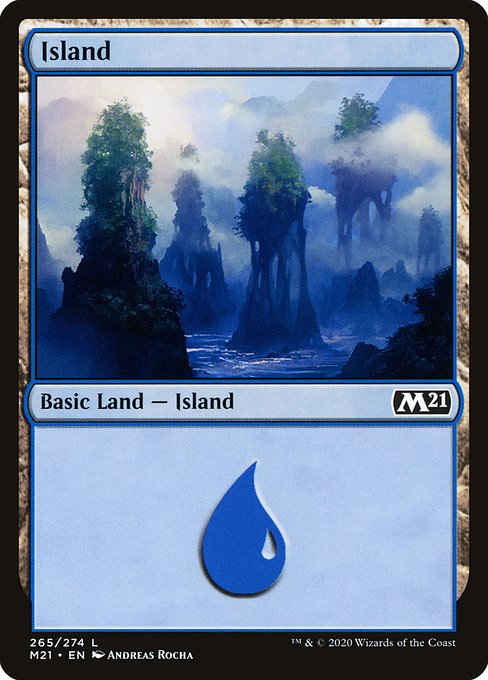 M21: Island (265) (Foil)