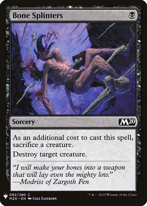 PLST: Bone Splinters